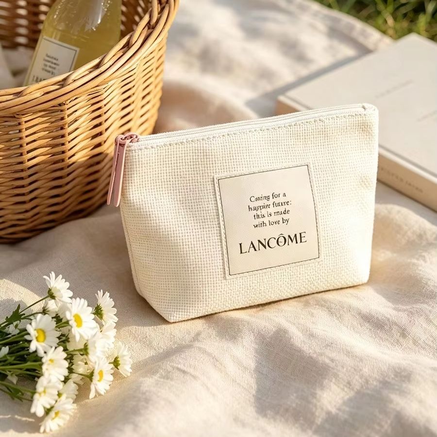 Luxury Skincare Samples - Lancome’s bag Cream White Textured Thick