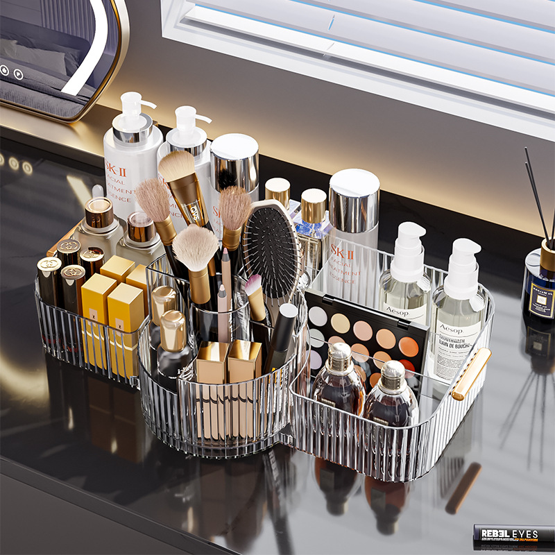 Luxury Skincare Samples - New 360° Rotating Makeup Brush Holder