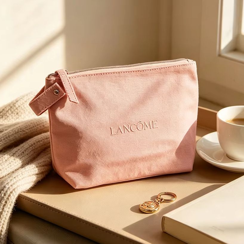Lancome Grey Pink Canvas Embro - Luxury Skincare Samples recension och pris