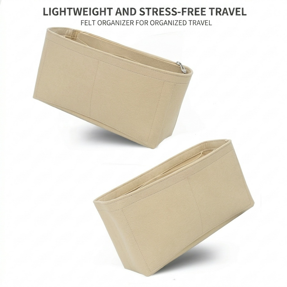 Women Felt Insert Bag Purse Or - Luxury Skincare Brand recension och pris