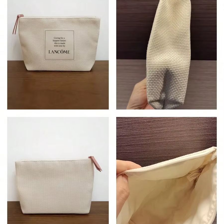 Lancome’s bag Cream White Text - Luxury Skincare Samples recension och pris