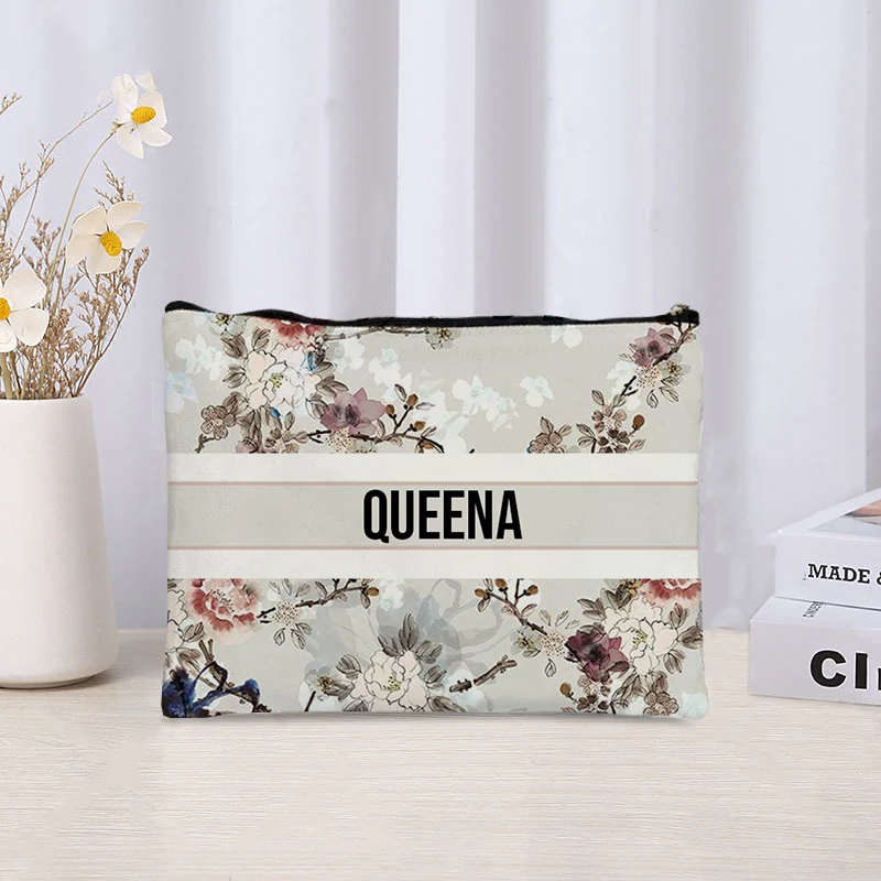 Custom Name Vintage Makeup Bag - Luxury Skincare Brand recension och pris