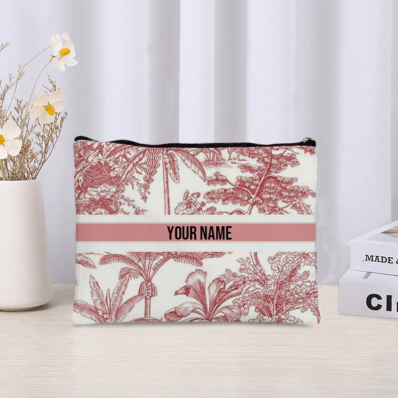 Custom Name Vintage Makeup Bag - Luxury Skincare Brand recension och pris